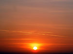 Rosso tramonto sul Tirreno laziale - foto Armando Lombardi