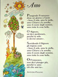 Dedica francescana 'Amo' tutte le cose belle - di Antonio Pagano