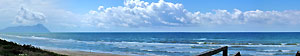 Panoramica sulla costa laziale verso il Circeo - foto Armando Lombardi