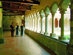 Chiostro dell'abbazia di Piona sul Lago di Como - foto Armando Lombardi