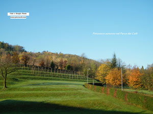 Pittoresco autunno nel Parco dei Colli di Bergamo