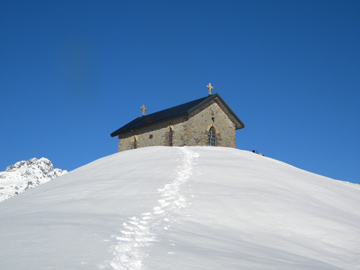 Salita in ciaspole da Lizzola al Passo della Manina e verso il Monte Sasna il 15 gennaio 2011 - FOTOGALLERY
