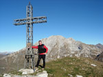 Croce di cima Grem con l'Arera sullo sfondo - foto Diego Zanchi