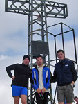 Diego, Roby e Andrea sulla vetta del Pizzo Arera - foto da Diego Zanchi