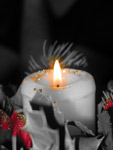 Lume di candela  - foto Don Mauro Tribbia