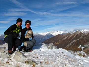 Concatenamento MONTE VALEGINO (mt.2415) E MONTE ARETE (mt.2227) domenica 4 dic. 2011 - FOTOGALLERY