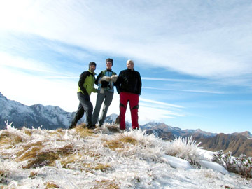 Concatenamento MONTE VALEGINO (mt.2415) E MONTE ARETE (mt.2227) domenica 4 dic. 2011 - FOTOGALLERY