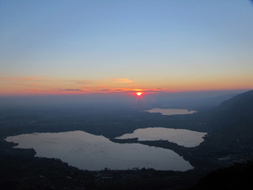 STUPENDO TRAMONTO SUL MONTE BARRO - Domenica 23 gennaio 2011 - FOTOGALLERY