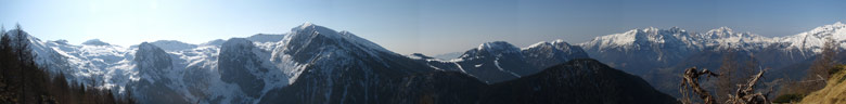 Panoramica dal Monte Calvera