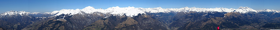 Panoramica dalla vetta del Pizzo Formico Panoramica dalla vetta del Pizzo Formico