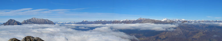 Panoramica in Resegone dalle Orobie alla pianura