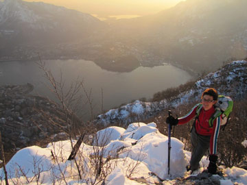 ASPETTANDO IL TRAMONTO SUL MONTE SAN MARTINO sabato 4 dicembre 2010 - FOTOGALLERY