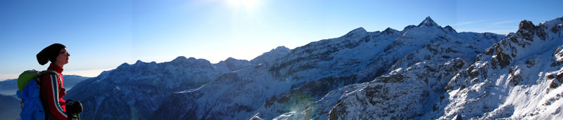 Panoramica dal Monte Segnale Panoramica dal Monte Segnale