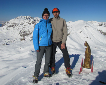 BIS DI CIME: MONTE SODADURA (2010 m.) E CIMA DI PIAZZO (2057 m.) sabato 22 gennaio 2011 - FOTOGALLERY