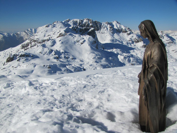 BIS DI CIME: MONTE SODADURA (2010 m.) E CIMA DI PIAZZO (2057 m.) sabato 22 gennaio 2011 - FOTOGALLERY