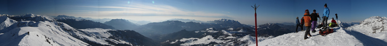 Da Cima Sodadura panoramica 360° verso le Orobie Da Cima Sodadura panoramica 360° verso le Orobie