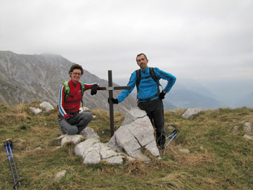 ESCURSIONE SUL MONTE VACCARO E PER CRESTE VERSO IL SECCO 23 ottobre 2010 - FOTOGALLERY