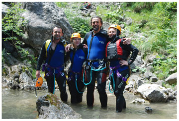 Canyoning nella selvaggia Val d'Ancogno Valtorta, 1 agosto 2010 - FOTOGALLERY