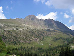 Vista dai Laghi Gemelli verso il Pizzo del Becco - foto Fabiano Mascaretti