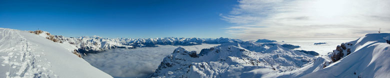 Dallo Zuccone Campelli panoramica verso la pianura