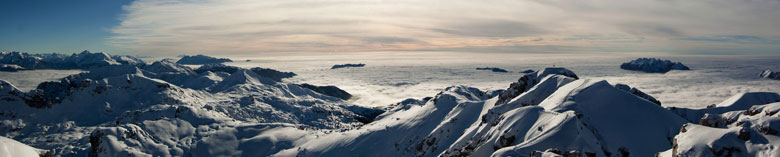 Dallo Zuccone Campelli panoramica verso la pianura