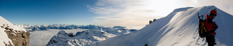 Dallo Zuccone Campelli panoramica verso le Orobie