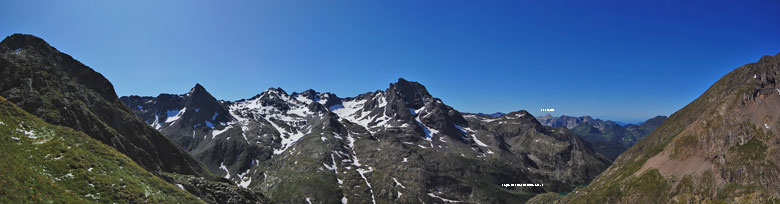 Panoramica dal Lago di Malgina