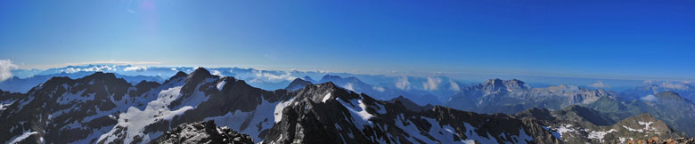 Panoramica dalla vetta del Recastello
