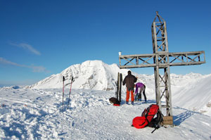 Salita invernale in Grem da Oneta il 30 dicembre 08 - FOTOGALLERY