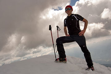 Salita da Schilpario al Pizzo Camino dal Passo di Corna Busa con discesa dalle Malghe Voia il 23 maggio 2010 - FOTOGALLERY
