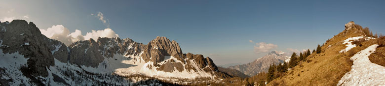Il Pizzo Camino dal Passo di Corna Busa