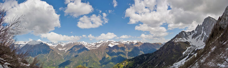Panorama dal Pizzo Camino