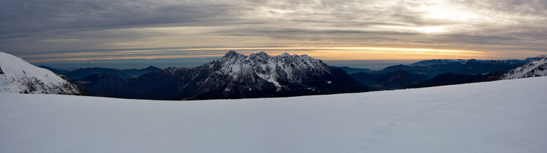 Panoramica dal Rif. Capanna 2000 - 3 gennaio 2010