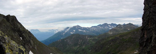 Panoramica dal Passo del Gatto