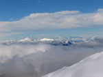 Nuvole...Prealpi...Alpi (verso il Monte Rosa) - foto Francesco Casati 25 nov. 07