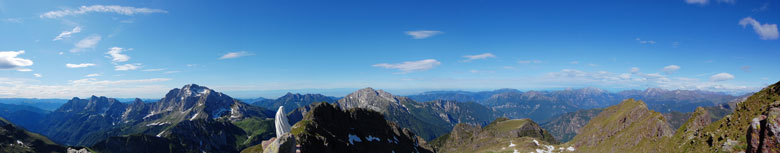 Panoramica dalla Madonnina del Pietra Quadra