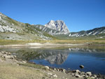 Il Gran Sasso d'Italia si specchia - foto Fulvio Sonzogni 19 luglio 07