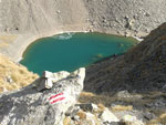 Il Lago di Coca dal sentiero CAI 302 - foto Fulvio Sonzogni 22 ottobre 07
