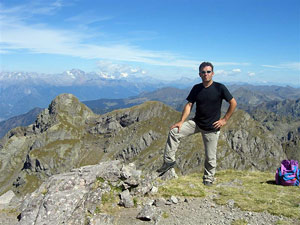 In vetta al Pizzo Tre Signori - foto da  Fulvio Sonzogni 9 sett 07