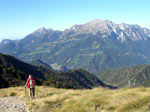 Salendo verso il passo del Toro sent.101 - foto Fulvio Sonzogni 9 sett 07