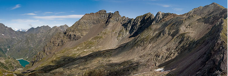 Val Cerviera - Pizzo Recastello in alta risoluzione ( 20.432 x 4.488 pixel ) 