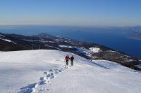 Salita da Prada al Monte Baldo, Cima Costabella innevata, nella splendida giornata di sabato 27 novembre 2010 - FOTOGALLERY