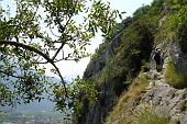 Salita col sole a picco di mezzogiorno della Ferrata Colodri ad Arco di Trento il 27 giugno 2010- FOTOGALLERY