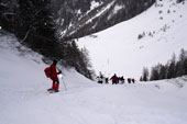 Verso il Rif. Epolo - foto Gigliola Ziglioli 3 febb. 08