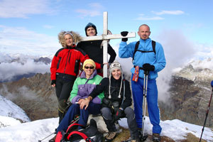 In vetta al Pizzo Farno - foto da Gila 28 ott 07