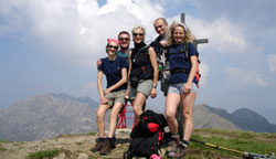 Il gruppo al completo in vetta al Sodadura - foto  da Gigliola Ziglioli