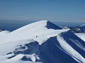 Scialpinistica da Quindicina di Pizzino al Rif. Gherardi, Bocchetta di Regadur in cresta e Monti Aralalta e Baciamorti