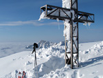 Alla croce di Cima Grem - foto Giorgio Marconi