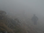 Nella nebbia al Passo di Venina - foto da Giovanni Abbiati estate 07