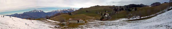 Gandino - Panoramica monte Farno dal roccolo - foto Giuseppe Civardi